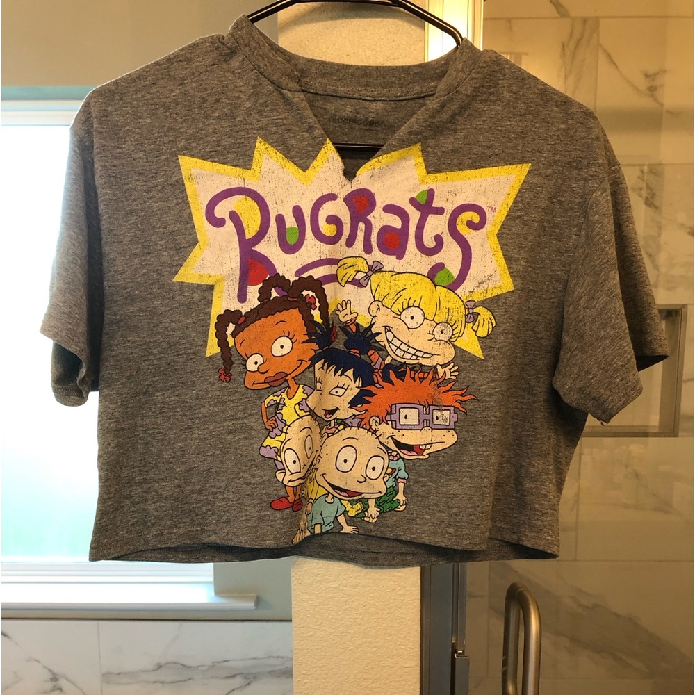 Nickelodeon Medium RUGRATS Cropped TEE Shirt